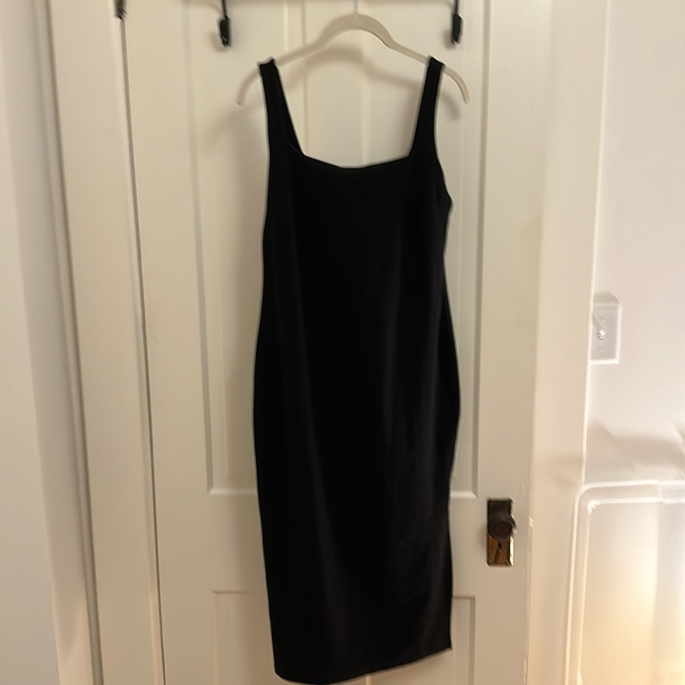 Beyond yoga spacedye icon midi dress.